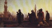 Jean - Leon Gerome Rooftop Prayer oil painting on canvas